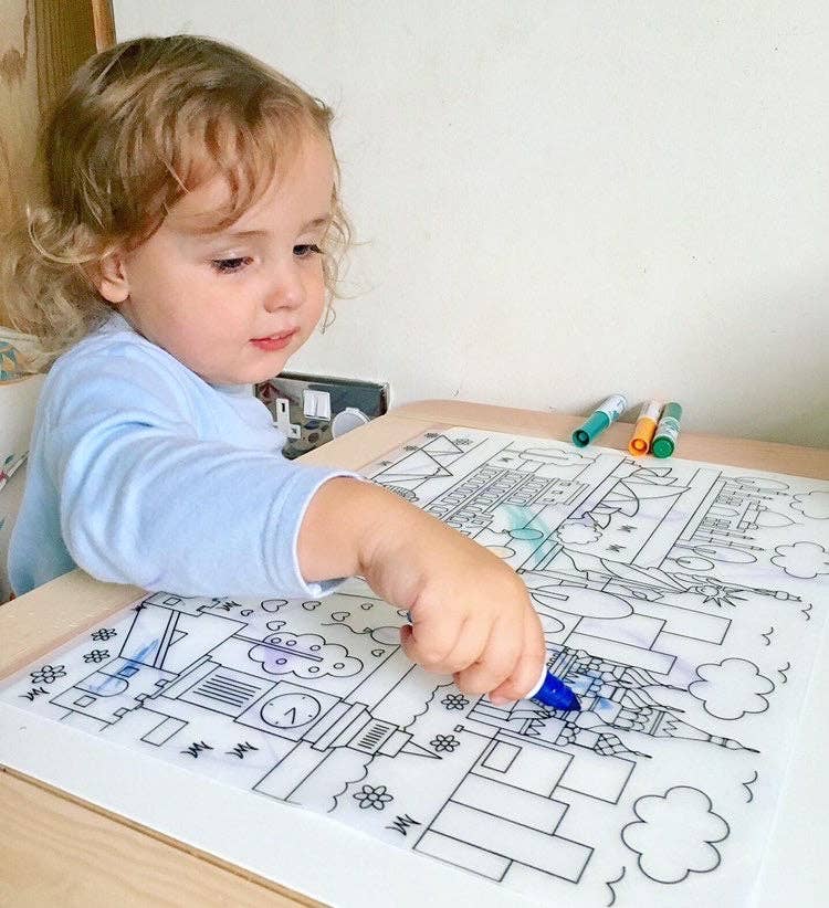 Reusable Coloring Placemats