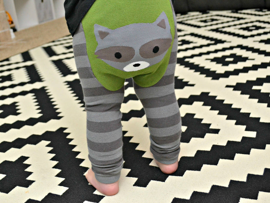 Doodle Pants - Raccoon Leggings
