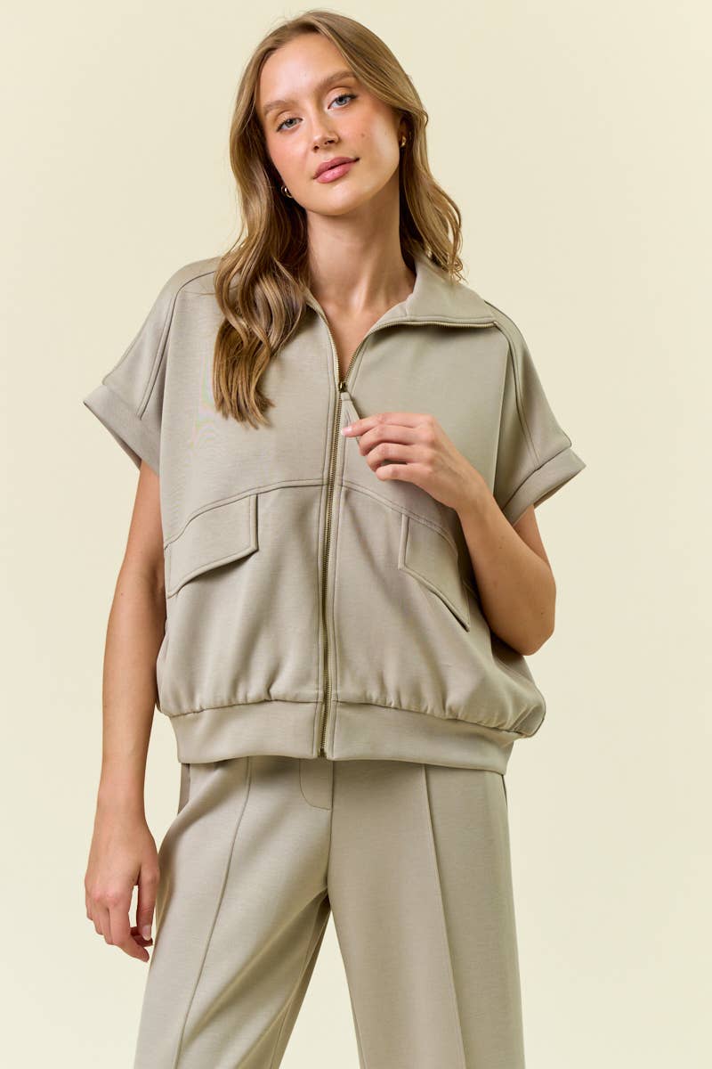 Buttery Soft Brushed Modal Pocket Jacket