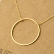 Load image into Gallery viewer, Large Circle Pendant Necklace
