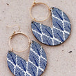 Load image into Gallery viewer, Mia - Wood Drop Earrings 6833

