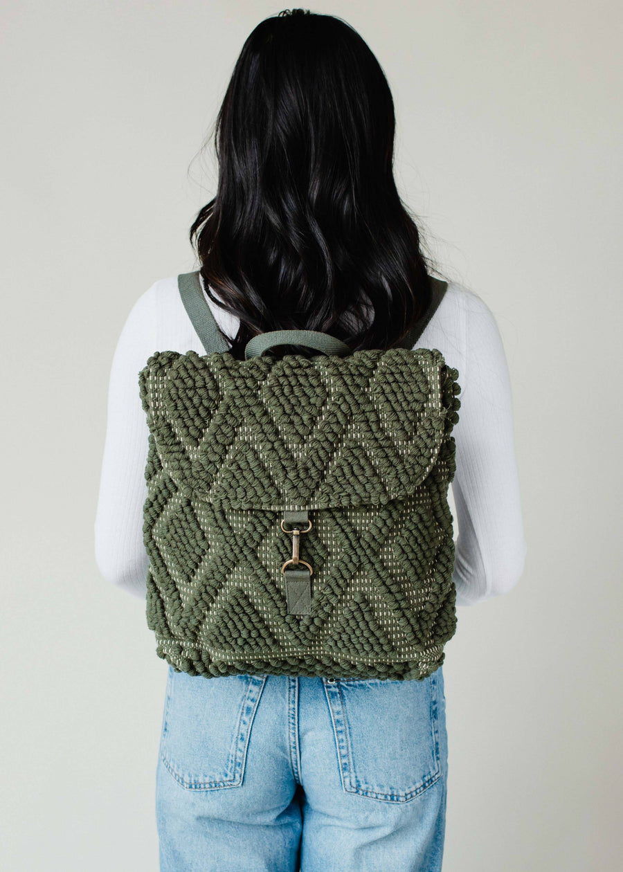 P.A Co. - Diamond Pattern Backpack