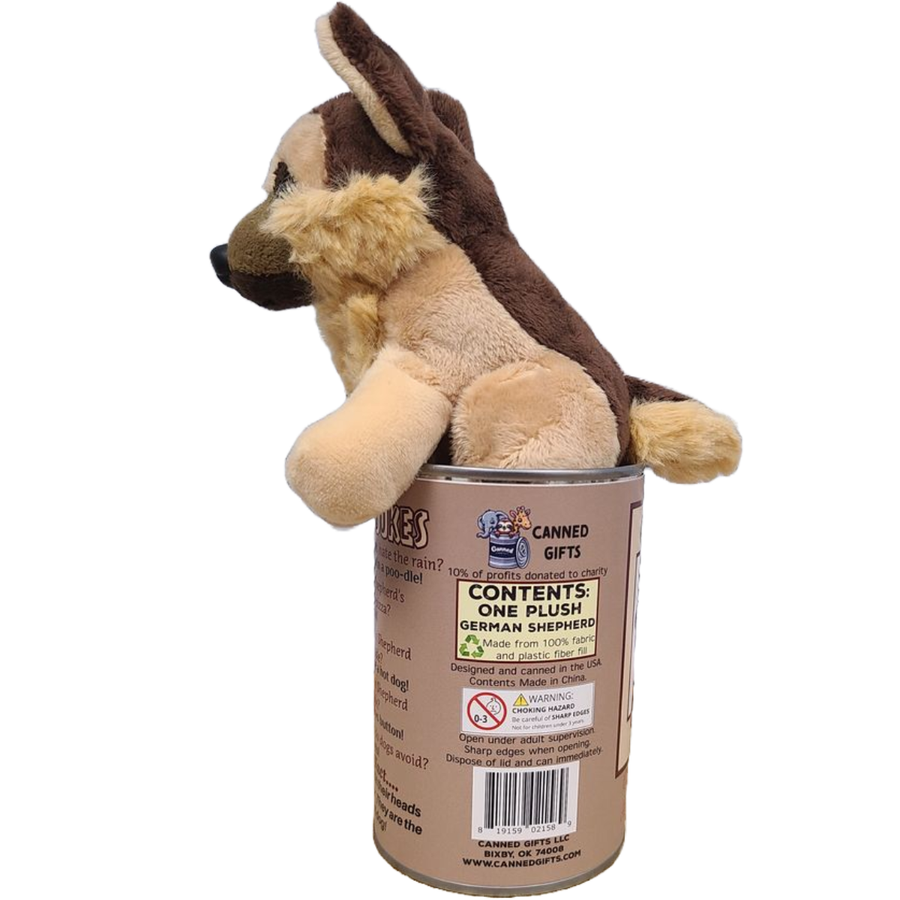 Canned Gifts - Canned German Shepherd | Rescue Dog | Eco-Friendly Gift