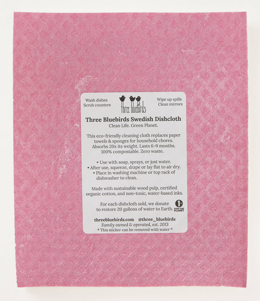 Swedish Dishcloths - Watermelon on Pink