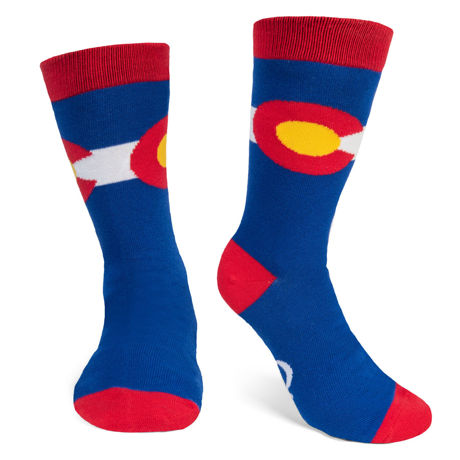 Lavley - I Heart CO Colorado Socks (Blue)
