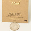 Load image into Gallery viewer, Mountain Cutout Necklace
