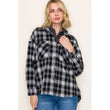 Load image into Gallery viewer, Twofer French Terry Plaid Jacket
