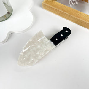 Knife Hair Claw Clip