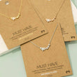Load image into Gallery viewer, Dainty Multi Star Charm Necklace
