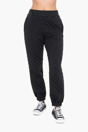 Mono B - Quilted Jersey Joggers