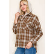 Load image into Gallery viewer, Twofer French Terry Plaid Jacket
