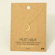Load image into Gallery viewer, Crescent Pendant Necklace
