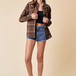 Load image into Gallery viewer, Doe &amp; Rae - PLAID BUTTON DOWN
