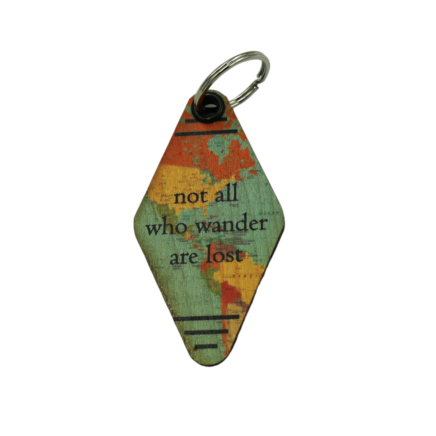 Keychain - Not all who wander are lost