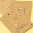 Load image into Gallery viewer, Large Circle Pendant Necklace
