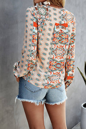 Graphic Pattern Blouse