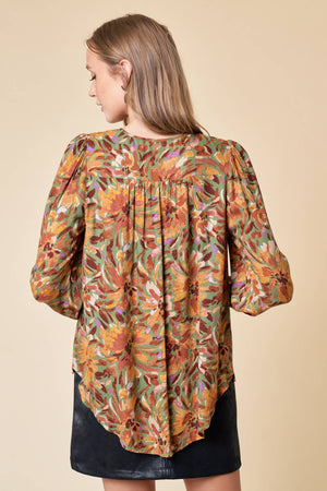 Blouse w/Smocked Detail