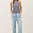 Load image into Gallery viewer, Be Cool - Pull On Wide Leg Denim Pants
