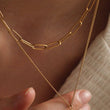 Load image into Gallery viewer, Mia Accessories - 18K Gold Waterproof Stainless Steel Pearl Necklace
