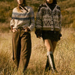 Load image into Gallery viewer, Cable Knit Fair Isle Raglan

