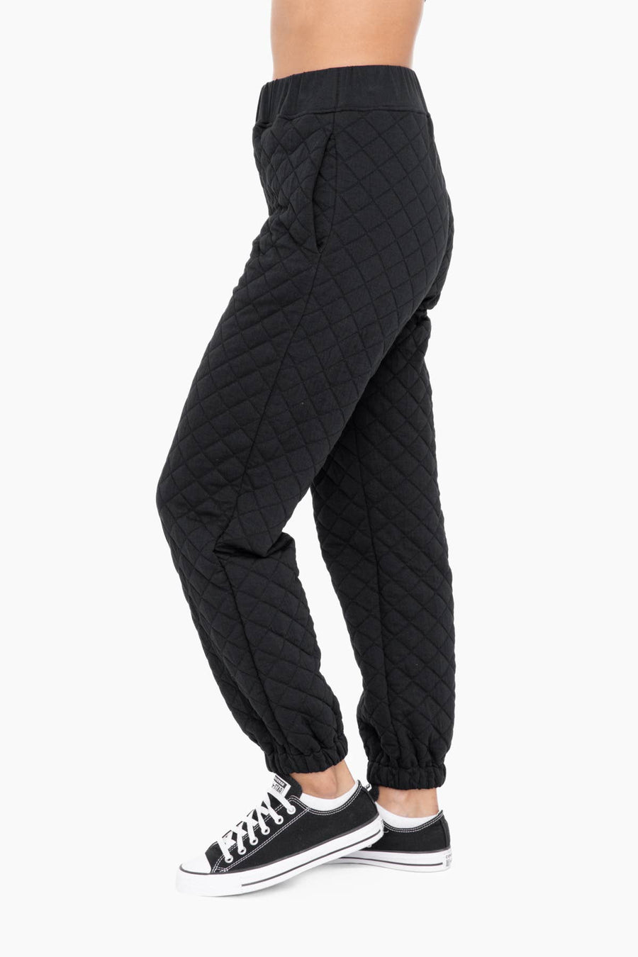 Mono B - Quilted Jersey Joggers