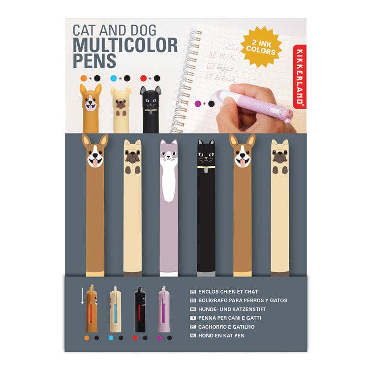 Dog & Cat Multicolor Pens