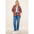 Load image into Gallery viewer, Twofer French Terry Plaid Jacket

