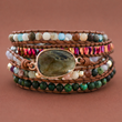 Load image into Gallery viewer, Mia - Leather Healing Stone Bracelet
