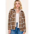 Load image into Gallery viewer, Twofer French Terry Plaid Jacket
