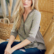 Load image into Gallery viewer, Doe &amp; Rae - Floral Henley
