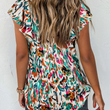 Load image into Gallery viewer, Lovesoft - Abstract Ruffle Sleeve Top
