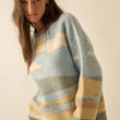 Load image into Gallery viewer, Beach Landscape Knit Sweater
