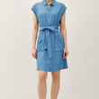 Load image into Gallery viewer, Be Cool - Denim mini dress in tencel
