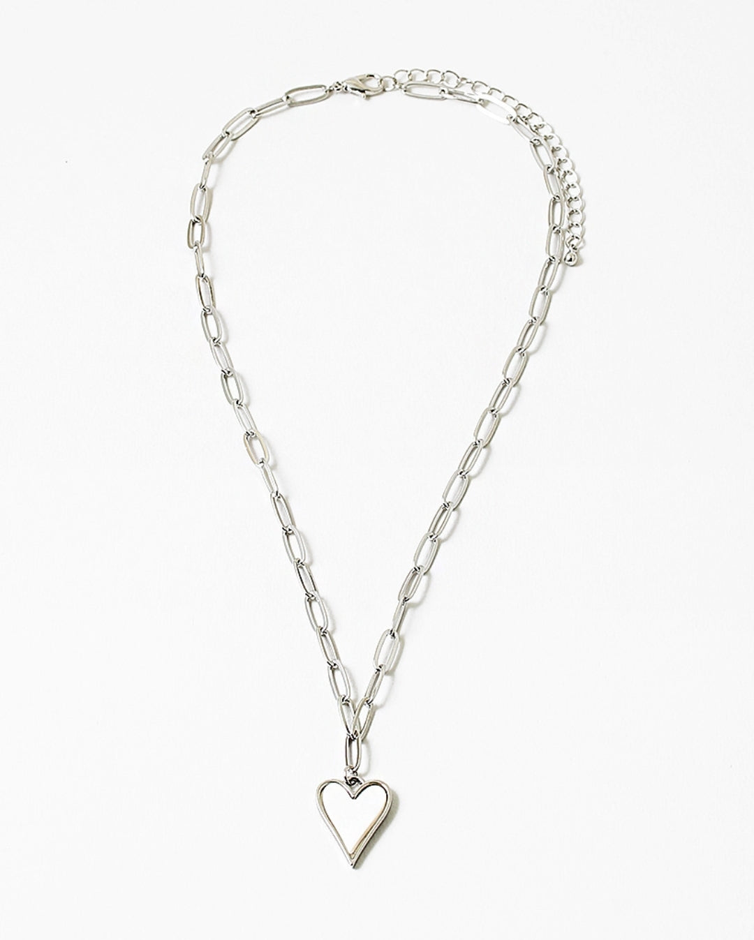 White heart Necklace – Fine and Funky