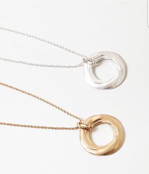 Brushed gold Necklace