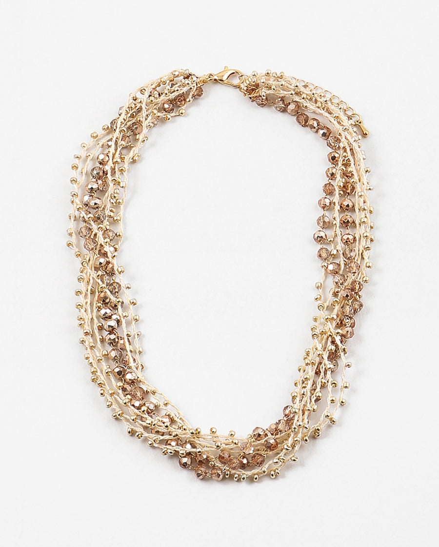 Gold beaded Necklace