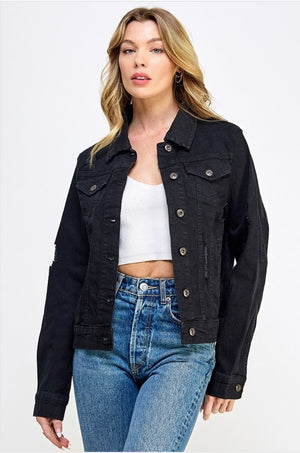 Denim jacket BLACK