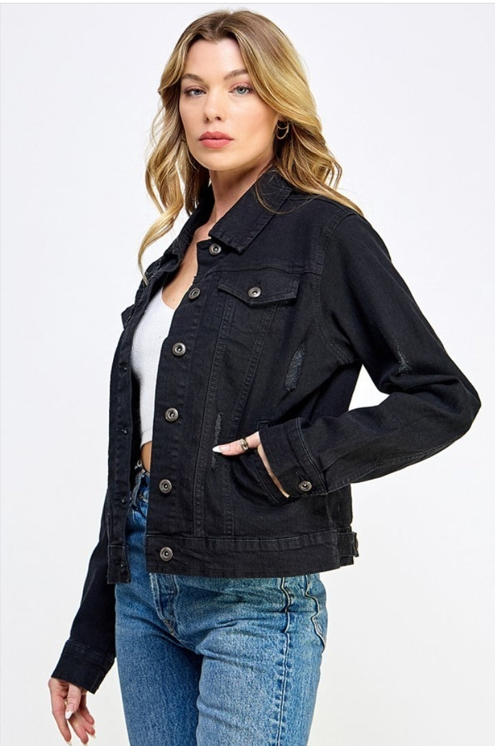 Denim jacket BLACK