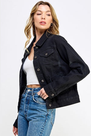 Denim jacket BLACK