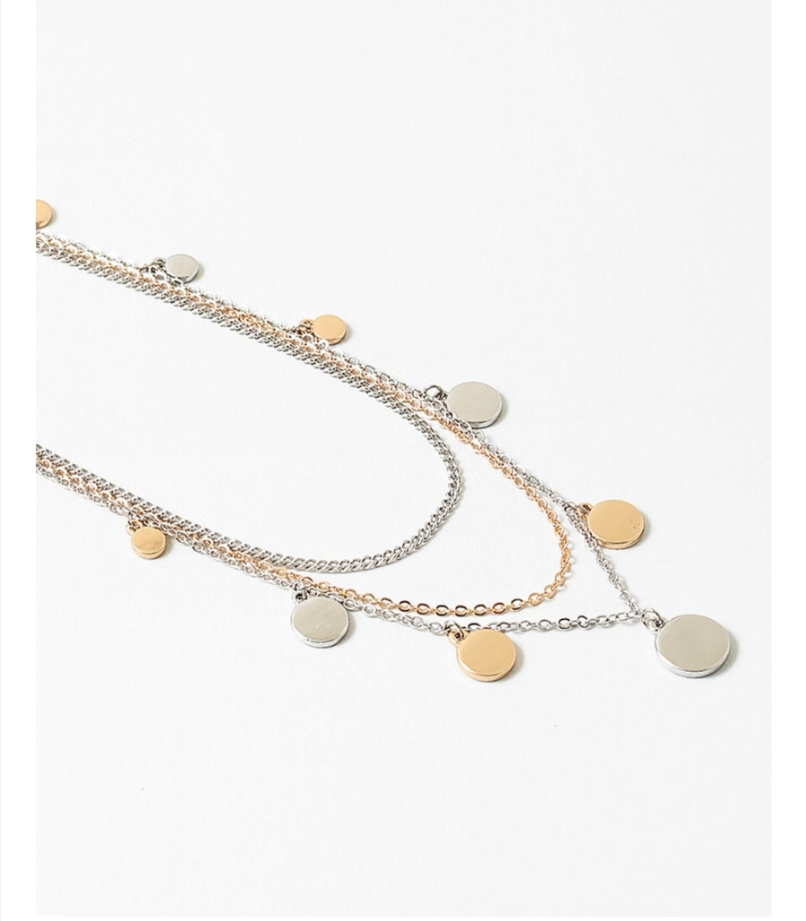Disc necklace