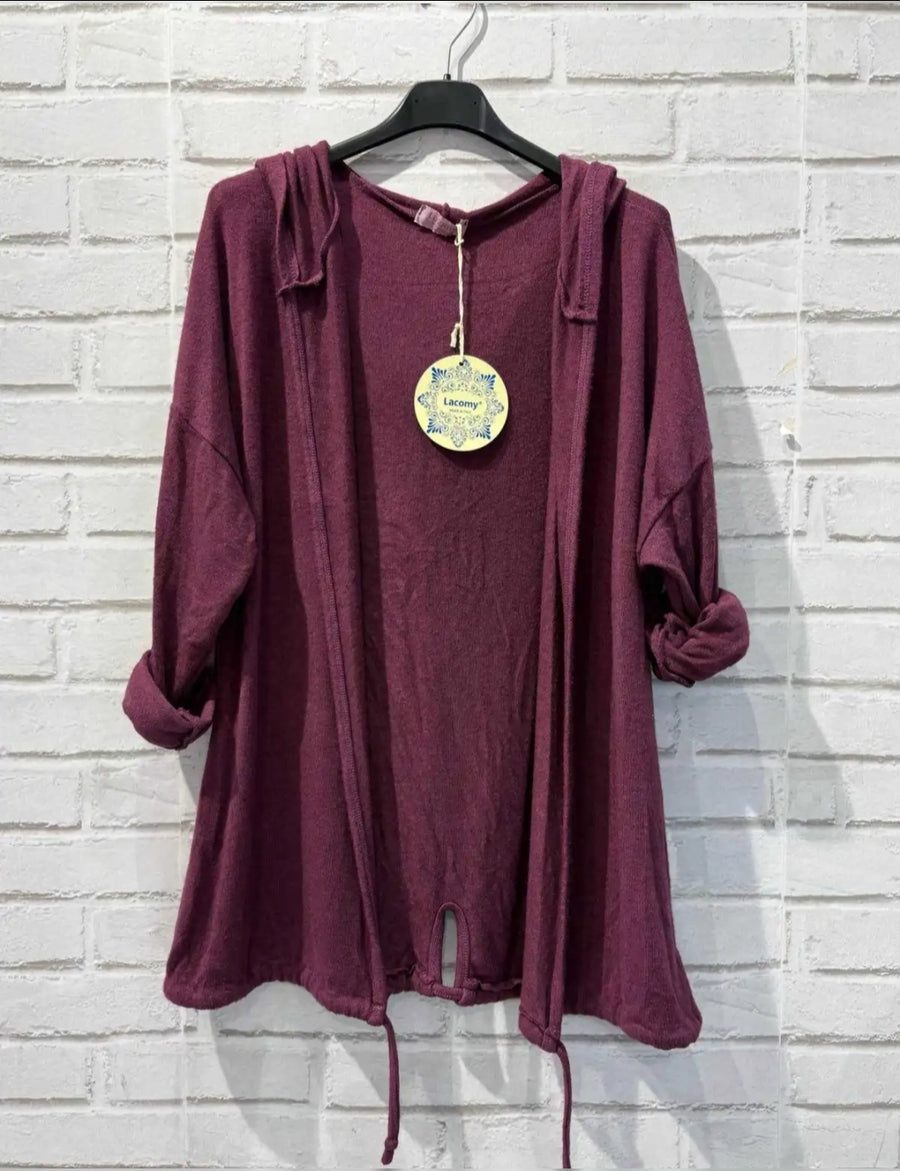 Hood Cardi