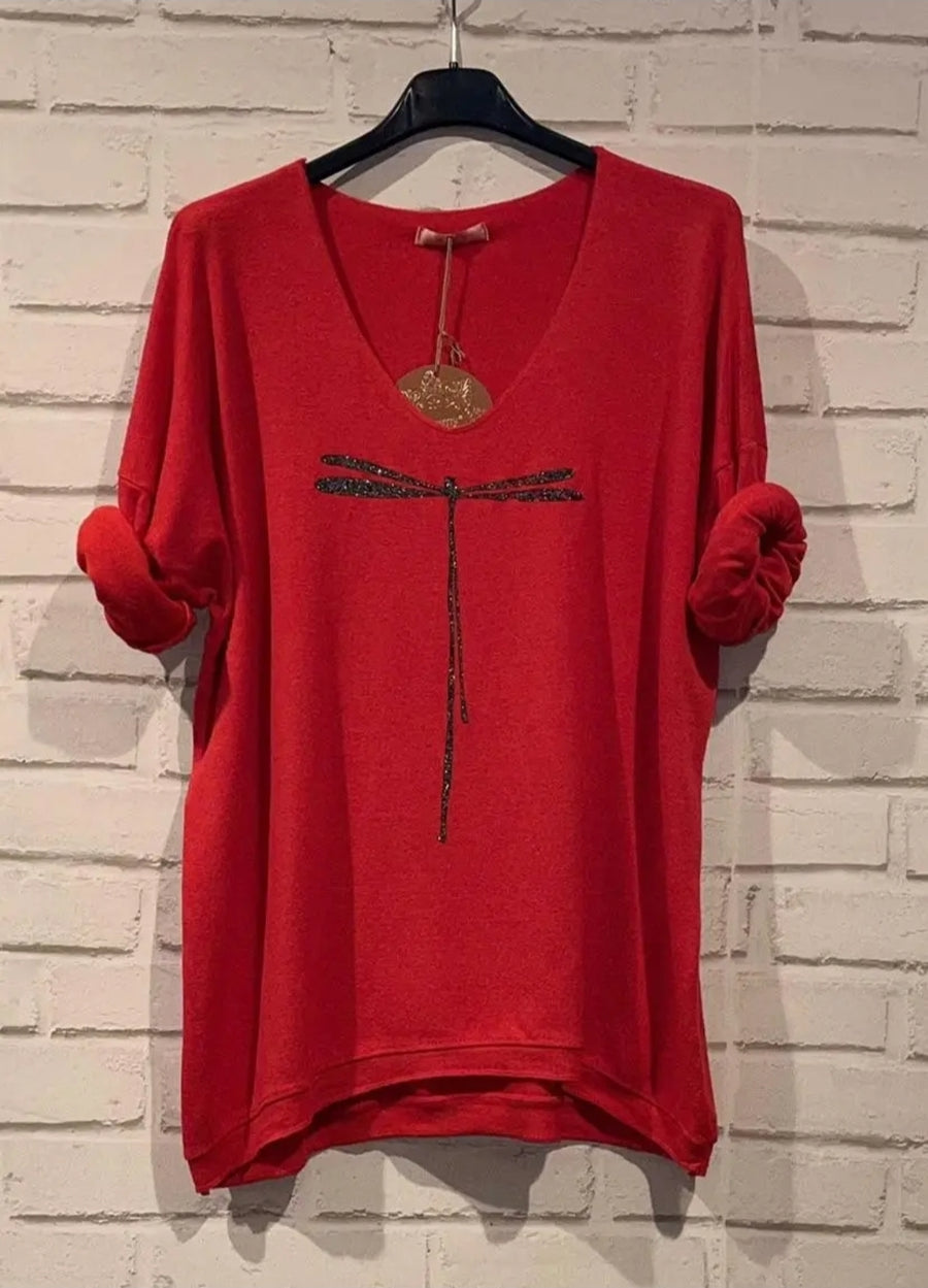Dragonfly knit