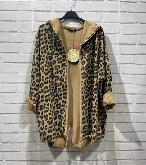 Leopard cardi