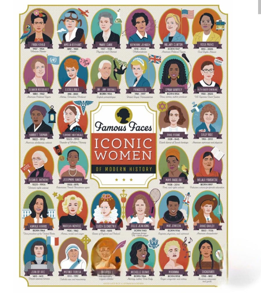 True South Puzzle - Iconic Women of Modern History