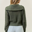Load image into Gallery viewer, Doe and Rae - Zip-Up Pointelle Jacket
