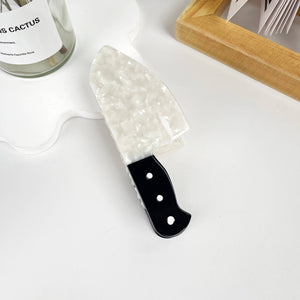 Knife Hair Claw Clip