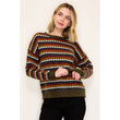 Load image into Gallery viewer, STACCATO - Honeycomb Striped Sweater

