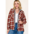 Load image into Gallery viewer, Twofer French Terry Plaid Jacket
