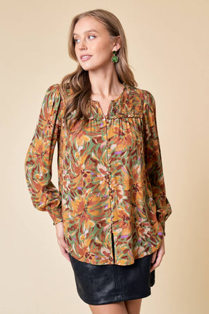 Blouse w/Smocked Detail