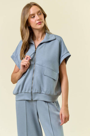 Buttery Soft Brushed Modal Pocket Jacket